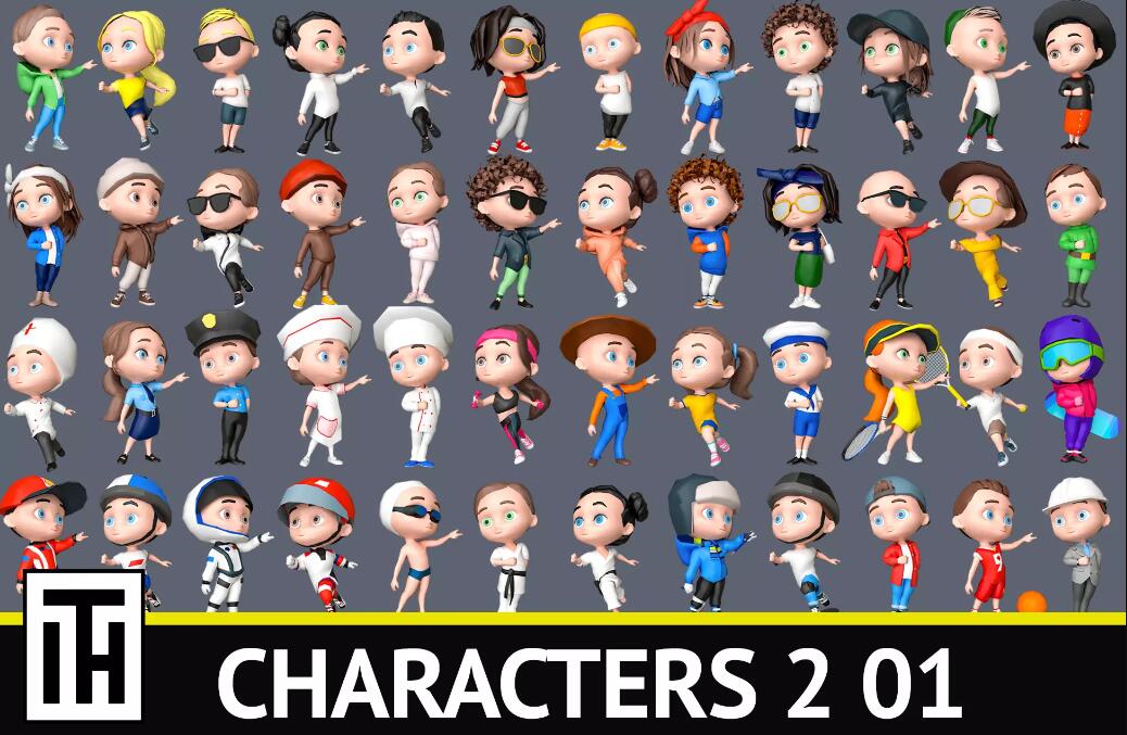 Characters 2 01 v1.0卡通人物