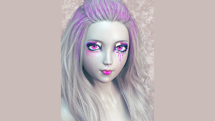 Daz3DPoser_人物化妆005