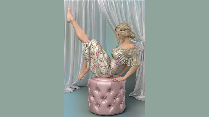 Daz3DPoser_女性人物1153