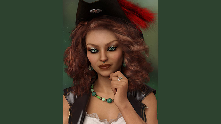 Daz3DPoser_女性人物1165