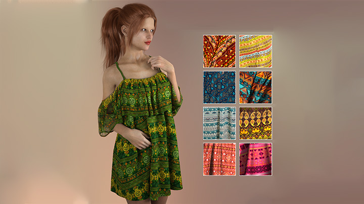 Daz3DPoser_女性人物1186