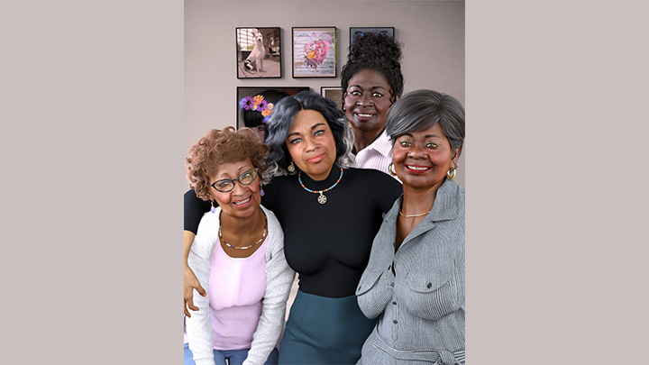 Daz3DPoser_女性人物1200