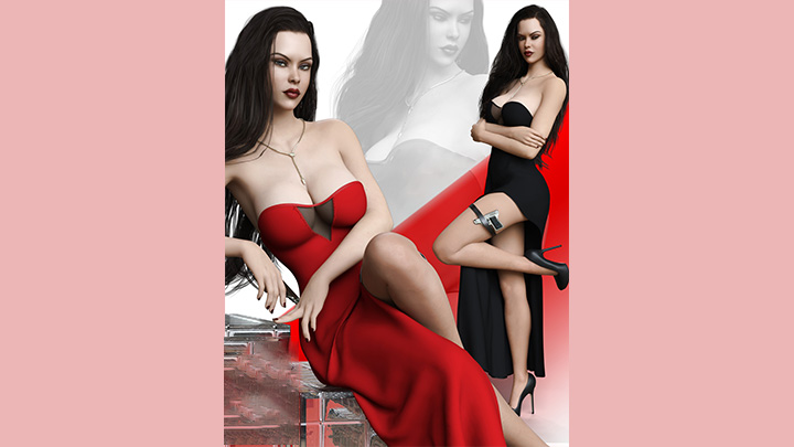 Daz3DPoser_女性人物1233