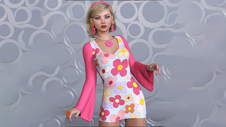 Daz3DPoser_女性人物1240