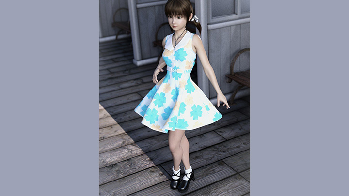 Daz3DPoser_女性人物1247