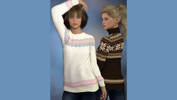 Daz3DPoser_女性人物1274