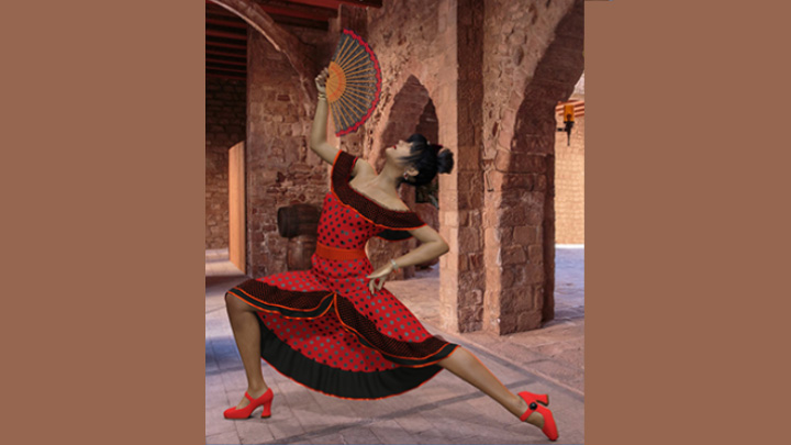 Daz3DPoser_女性人物1287