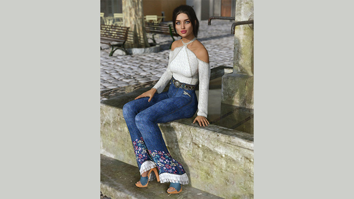 Daz3DPoser_女性人物1326