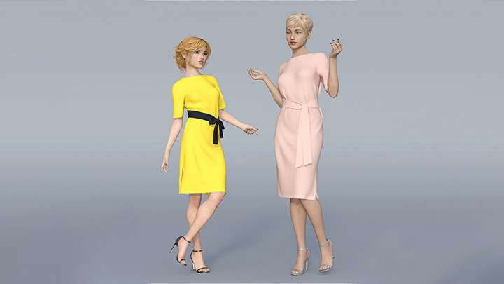 Daz3DPoser_女性人物1332