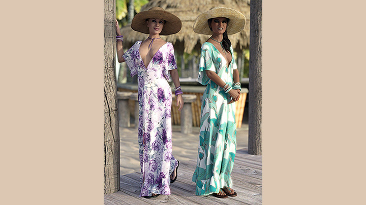 Daz3DPoser_女性人物1339