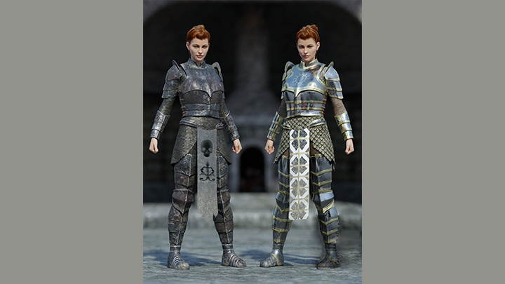 Daz3DPoser_女性人物1351