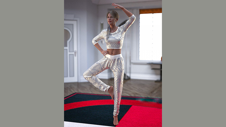 Daz3DPoser_女性人物1365