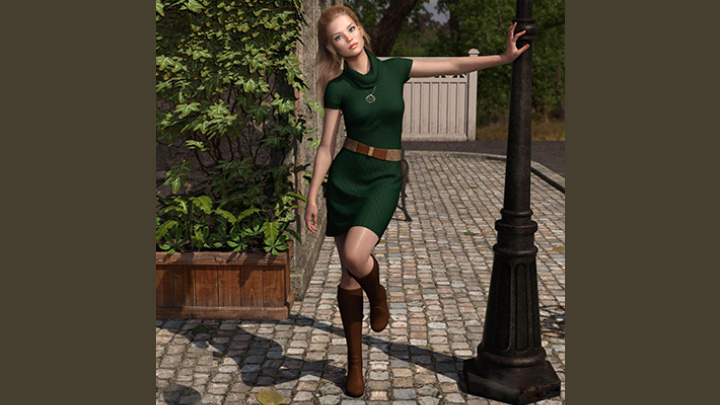 Daz3DPoser_女性人物1368