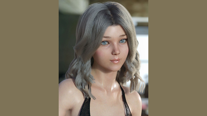 Daz3DPoser_女性人物1379