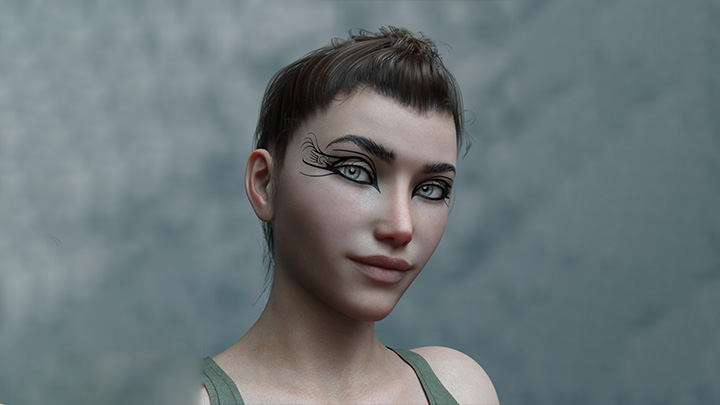 Daz3DPoser_女性人物1396