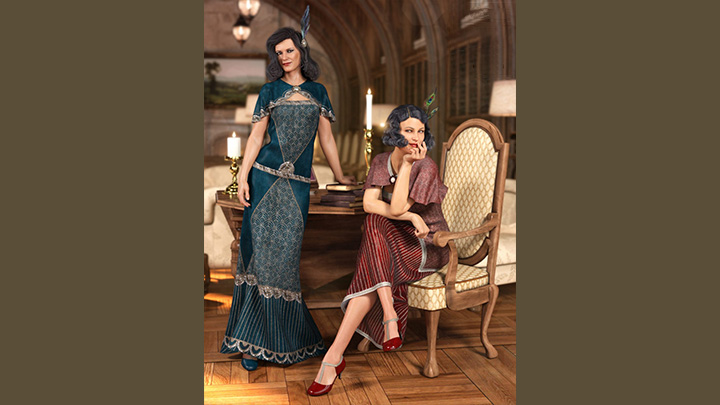 Daz3DPoser_女性人物1411