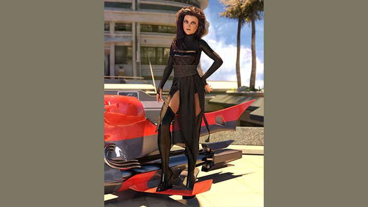 Daz3DPoser_女性人物1420