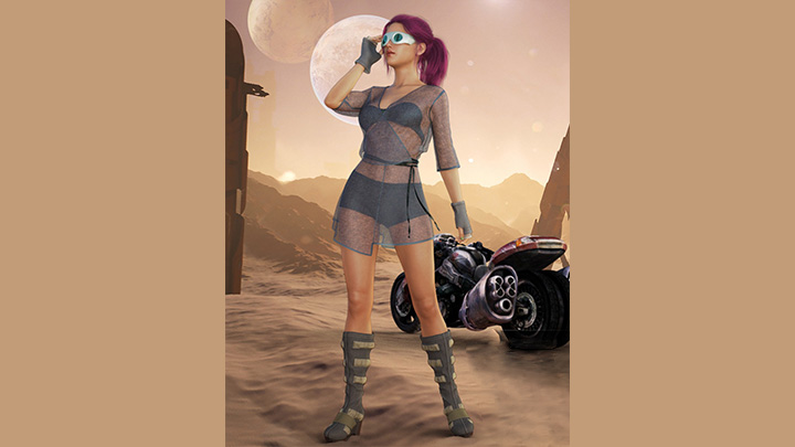 Daz3DPoser_女性人物1426