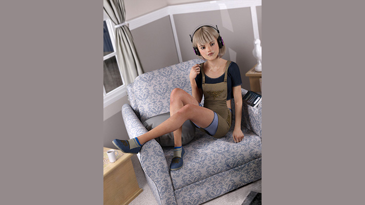 Daz3DPoser_女性人物1480