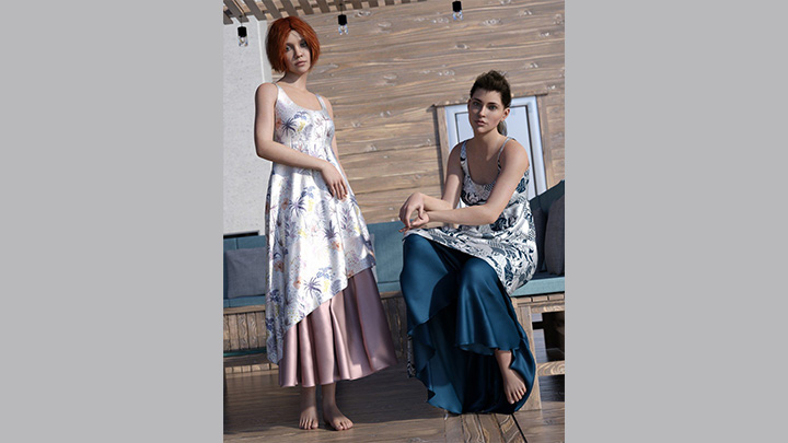 Daz3DPoser_女性人物1484