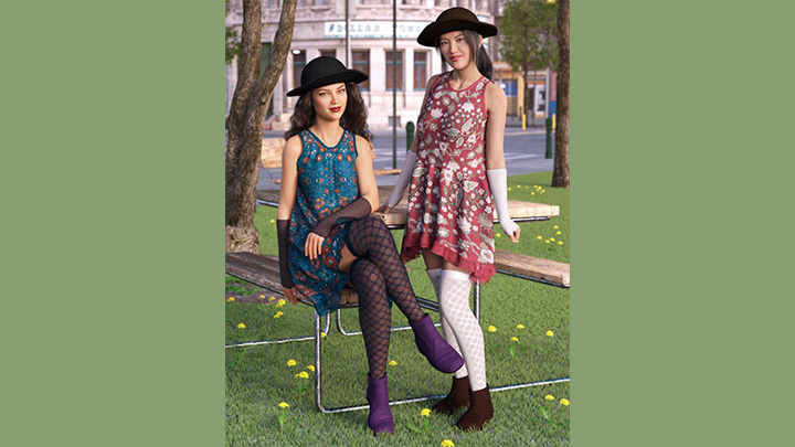 Daz3DPoser_女性人物1488