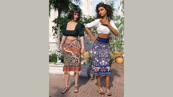 Daz3DPoser_女性人物1490