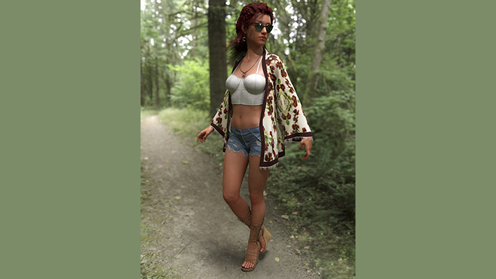 Daz3DPoser_女性人物1491