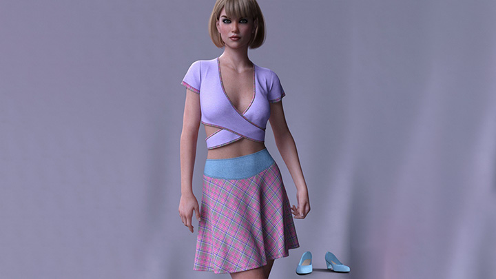 Daz3DPoser_女性人物1493