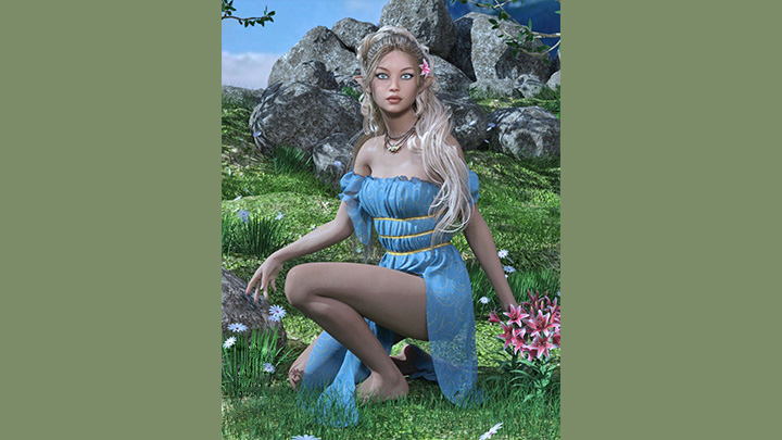 Daz3DPoser_女性人物1494