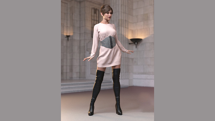 Daz3DPoser_女性人物1501
