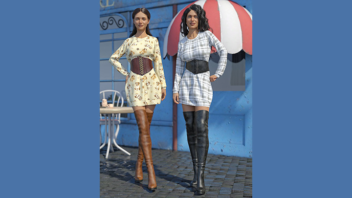 Daz3DPoser_女性人物1502