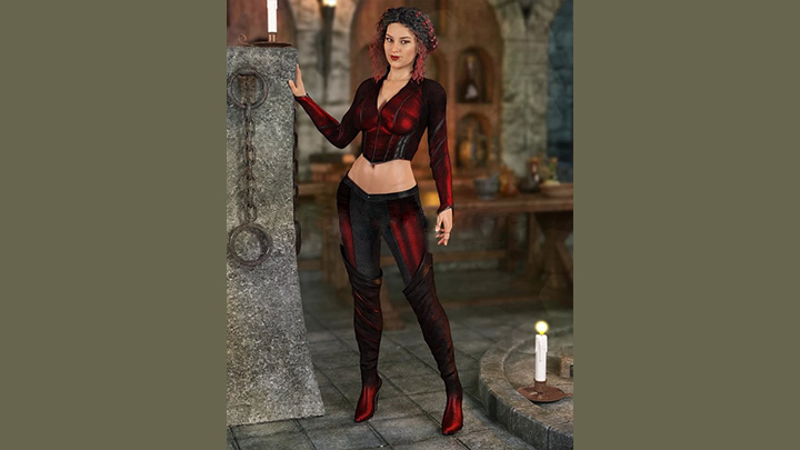 Daz3DPoser_女性人物1536