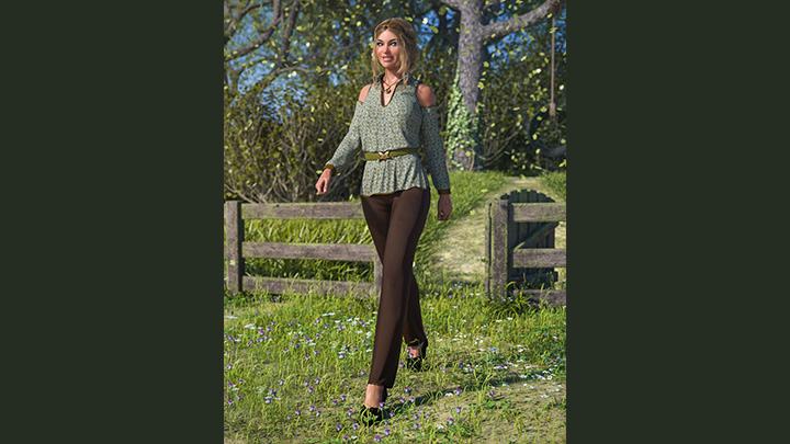 Daz3DPoser_女性人物1573