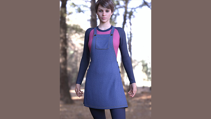 Daz3DPoser_女性人物1599