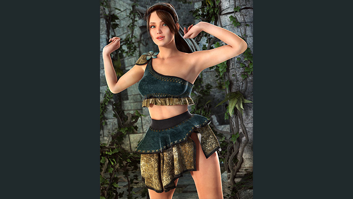 Daz3DPoser_女性人物1622