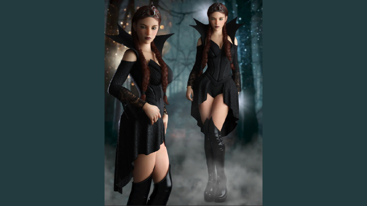 Daz3DPoser_女性人物1644