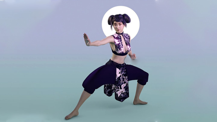 Daz3DPoser_女性人物1672