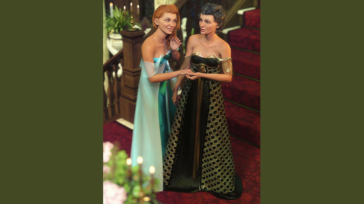 Daz3DPoser_女性人物1685