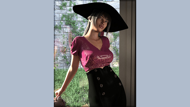 Daz3DPoser_女性人物1785