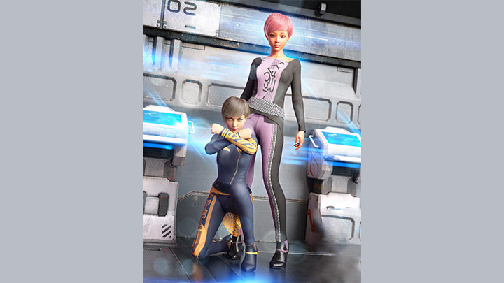 Daz3DPoser_女性人物1786