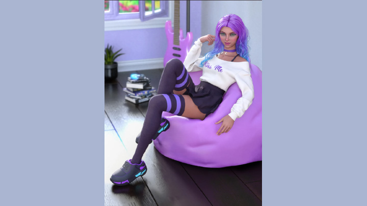 Daz3DPoser_女性人物1815