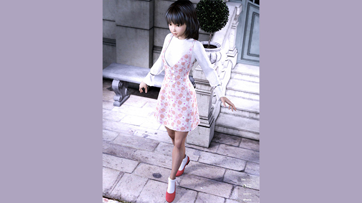 Daz3DPoser_女性人物1826