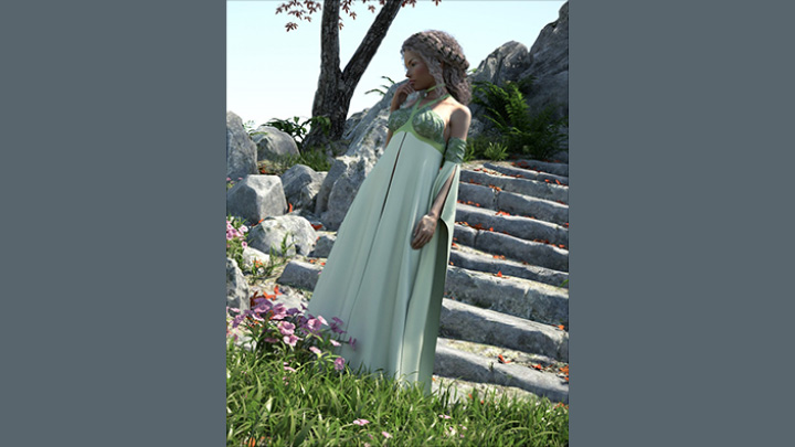 Daz3DPoser_女性人物1834