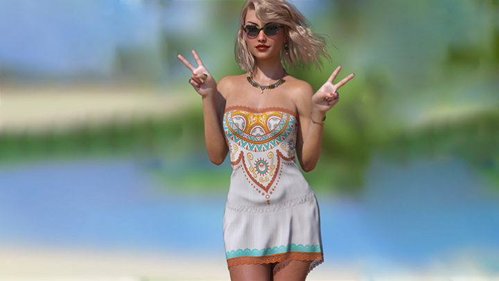 Daz3DPoser_女性人物1863