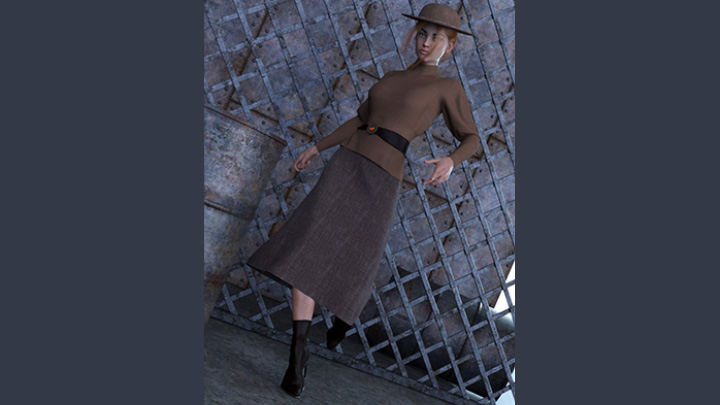 Daz3DPoser_女性人物1873