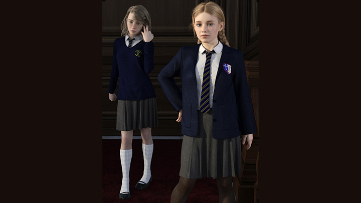 Daz3DPoser_女性人物2002