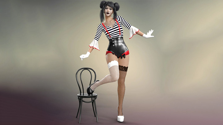 Daz3DPoser_女性人物2033