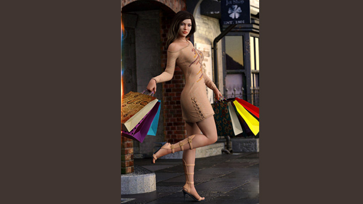 Daz3DPoser_女性人物2039
