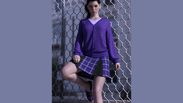 Daz3DPoser_女性人物2047