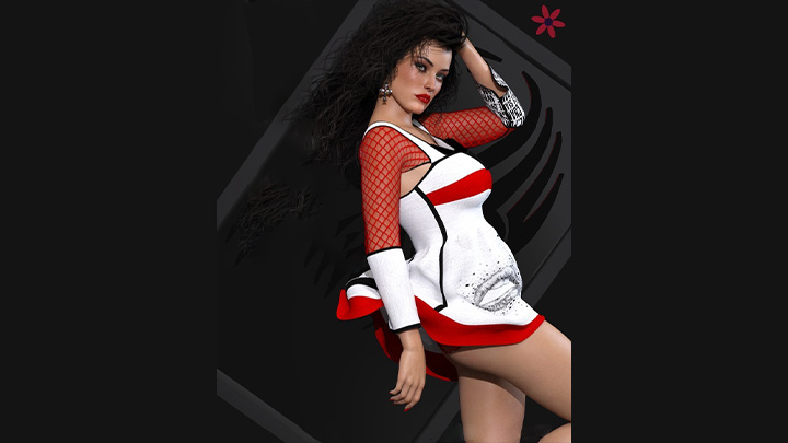 Daz3DPoser_女性人物2055